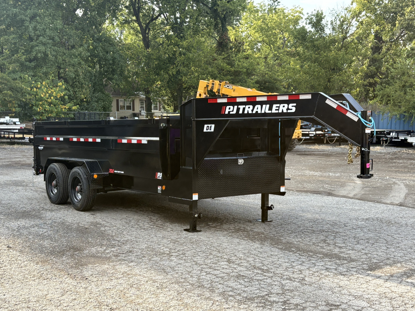 New 2026 PJ Trailers 83" x 16' HD Low-Pro (DE) 24K GVWR Dump Trailer