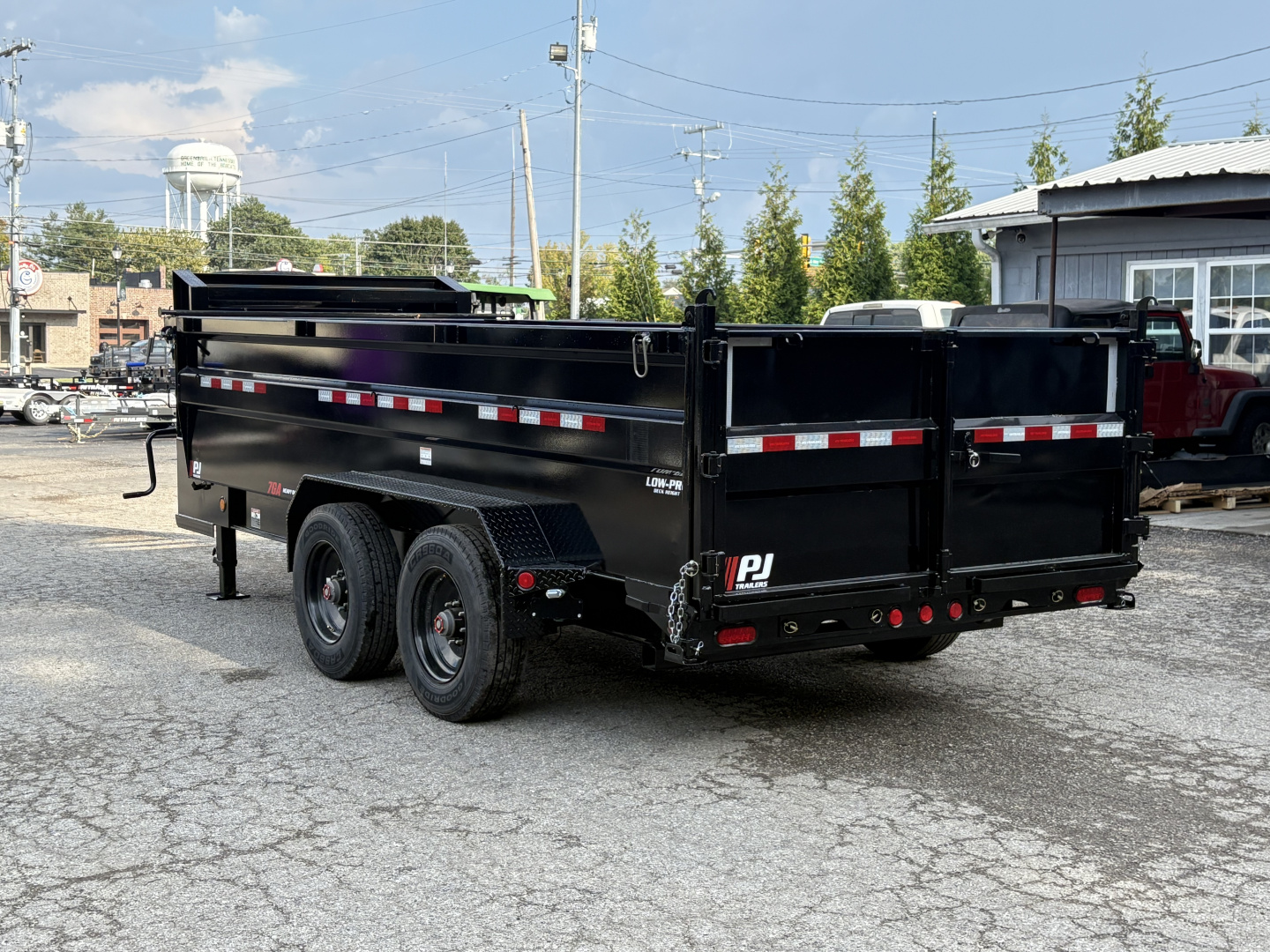 New 2026 PJ Trailers 83" x 16' HD Low-Pro (DE) 24K GVWR Dump Trailer