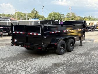 New 2026 PJ Trailers 83" x 16' HD Low-Pro (DE) 24K GVWR Dump Trailer