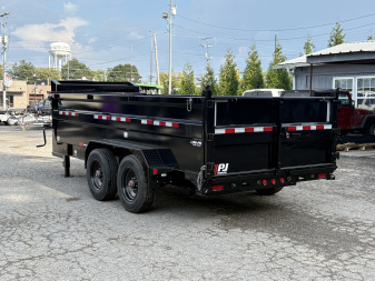 New 2026 PJ Trailers 83" x 16' HD Low-Pro (DE) 24K GVWR Dump Trailer