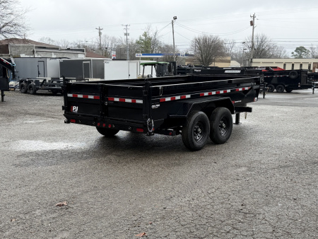 New 2026 PJ Trailers 14' x 83" (DL) 14K Low-Profile PRO Series - Hydraulic Jack Dump Trailer