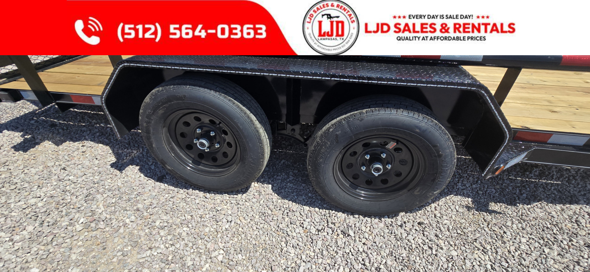 New 2025 Lacosta - Utility Trailer 83" x 16' Brakes - Gate