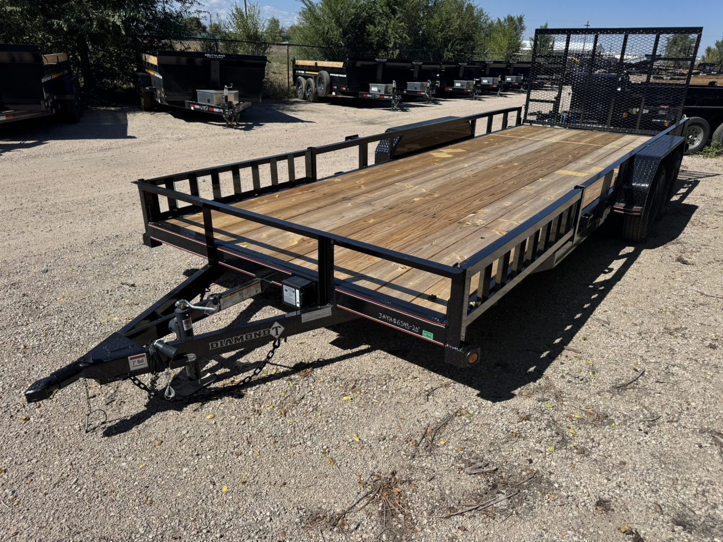 New 2026 Diamond T 7-20 Tandem Axle Ramp Gate Utility W/ ATV Ramps 7K GVWR