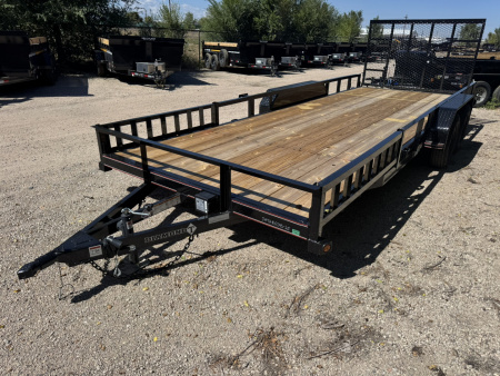 New 2026 Diamond T 7-20 Tandem Axle Ramp Gate Utility W/ ATV Ramps 7K GVWR