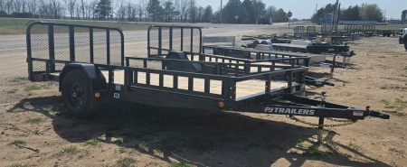New 2026 PJ Trailers 14' x 83 in. Single 5200# Axle Channel (U8) Utility Trailer