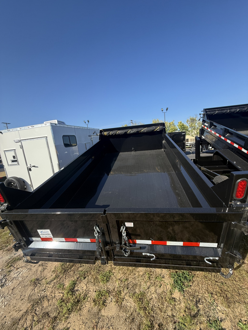 New Sure-Trac 82X12 14K sizzor dump with 4, deck on front