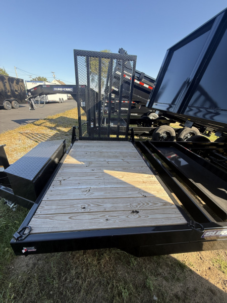 New Sure-Trac 82X12 14K sizzor dump with 4, deck on front