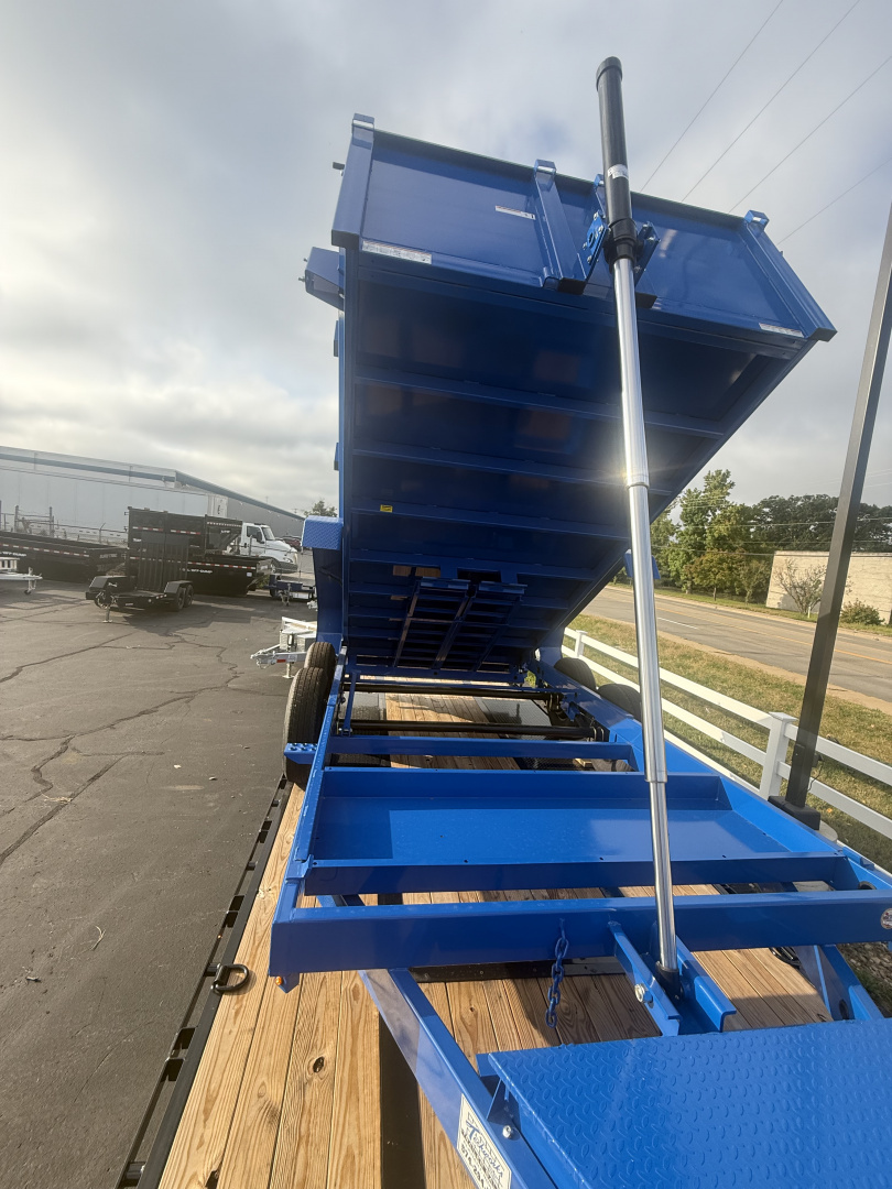New Sure-Trac 82x14 HD LowPro Dump, Royal Blue