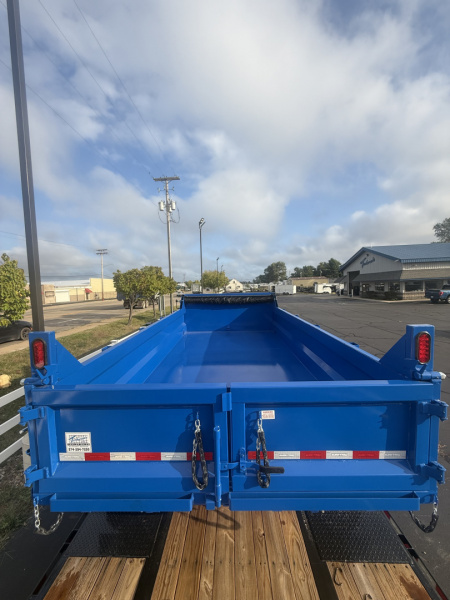 New Sure-Trac 82x14 HD LowPro Dump, Royal Blue
