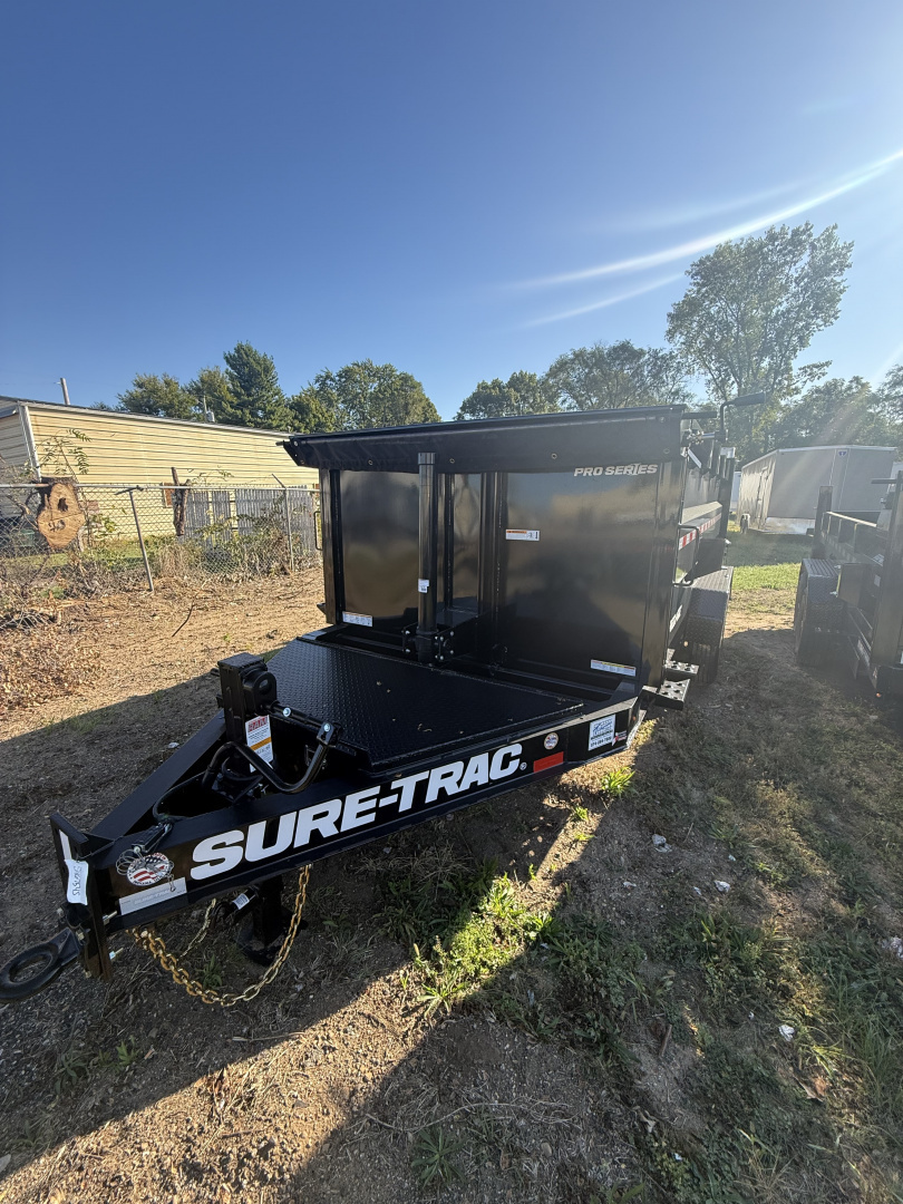 New Sure-Trac 7x14  17.6 pro series dump with tarp kit 4' sides