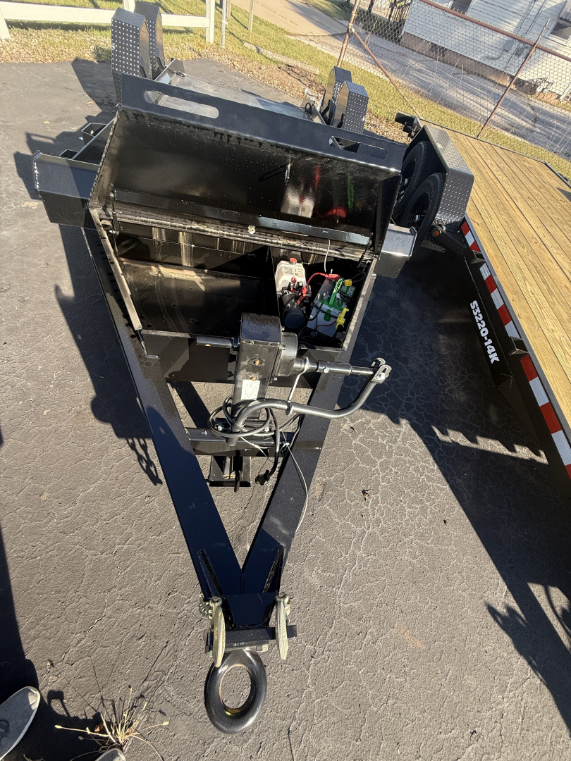 New Sure-Trac 7x18  15.4 drop deck equipment trailer