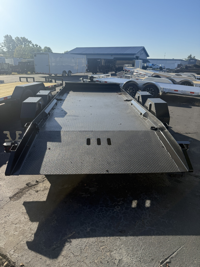 New Sure-Trac 7x18  15.4 drop deck equipment trailer