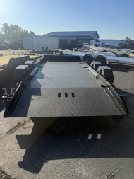 New Sure-Trac 7x18  15.4 drop deck equipment trailer