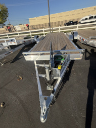 New Aluma 7x20 10k alum frame wood dreck power tilt carhauler