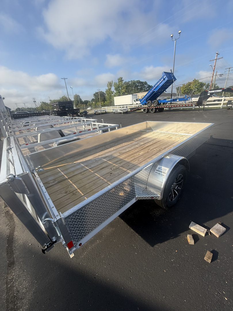 New H&H Trailers 76"x12' 3k Alum. 14" sides