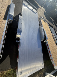 New H&H Trailers 7x20 7k Easy loader D-rings 7k jack Alum. Deck