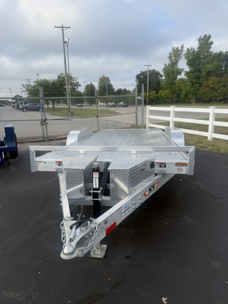 New H&H Trailers 7x18 7k Speed loader D-rings 7k jack Alum deck