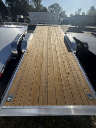 New H&H Trailers 7x20 10k Easy Loader D-rings Wood Deck