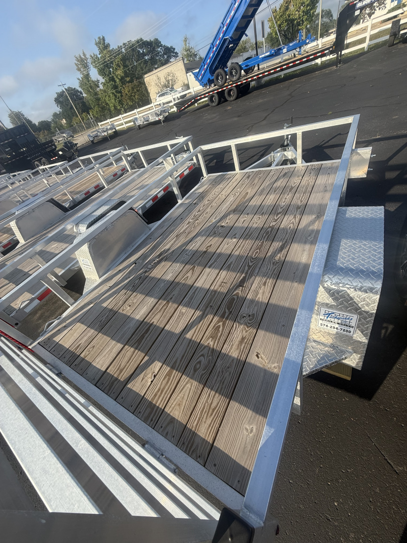 New 2025 MMT Trailers 6x10 3k alum. Flatbed Trailer