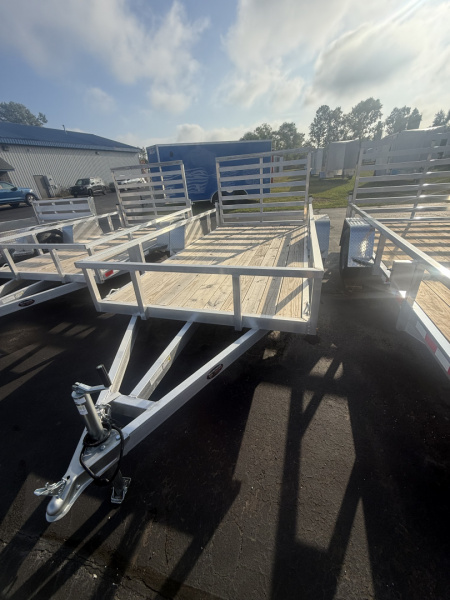 New 2025 MMT Trailers 6X12 3K ALUM. Flatbed Trailer
