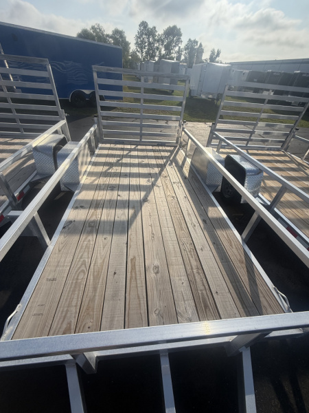 New 2025 MMT Trailers 6X12 3K ALUM. Flatbed Trailer