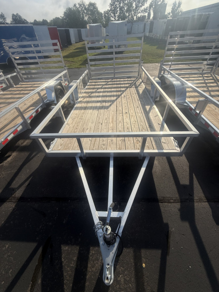 New 2025 MMT Trailers 7x14 3k alum Flatbed Trailer