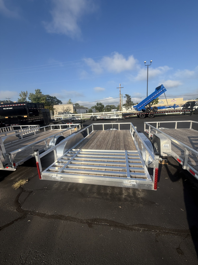 New 2025 MMT Trailers 7X14 7K ALUM Flatbed Trailer