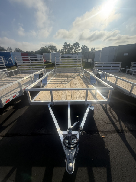 New 2025 MMT Trailers 7X14 7K ALUM Flatbed Trailer