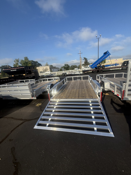 New 2025 MMT Trailers 7X14 7K ALUM Flatbed Trailer