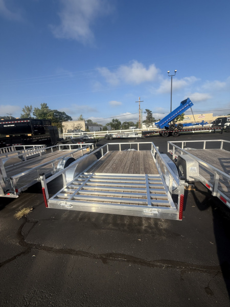 New 2025 MMT Trailers 7X14 7K ALUM Flatbed Trailer