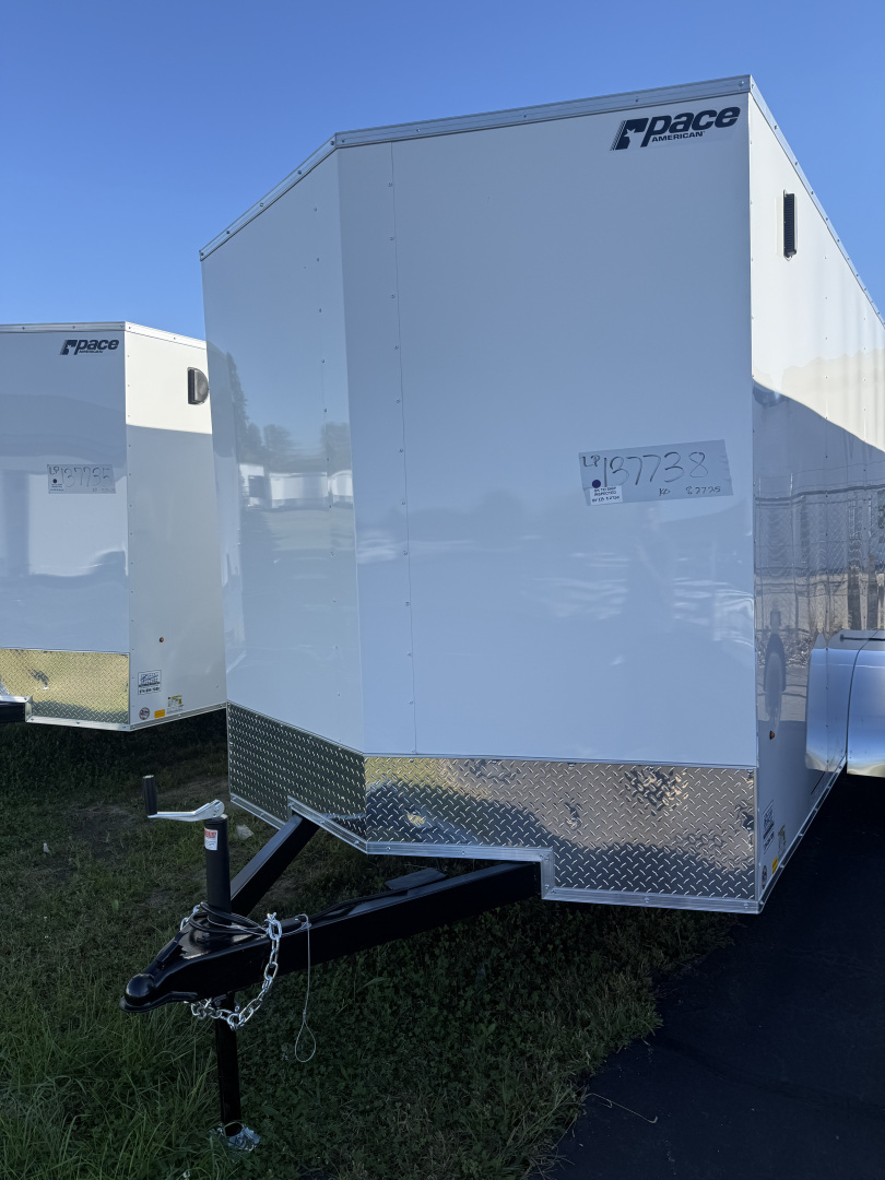 New Pace American 7x14 7k. 7' interior Alum. Rims