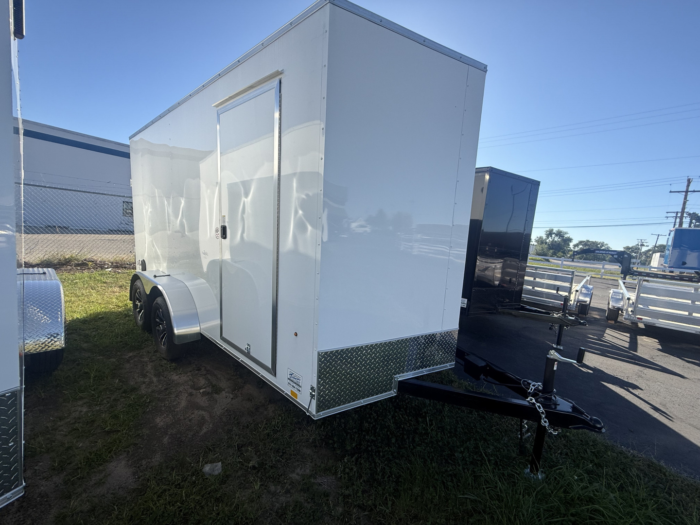 New Pace American 7x14 7k. 7' interior Alum. Rims