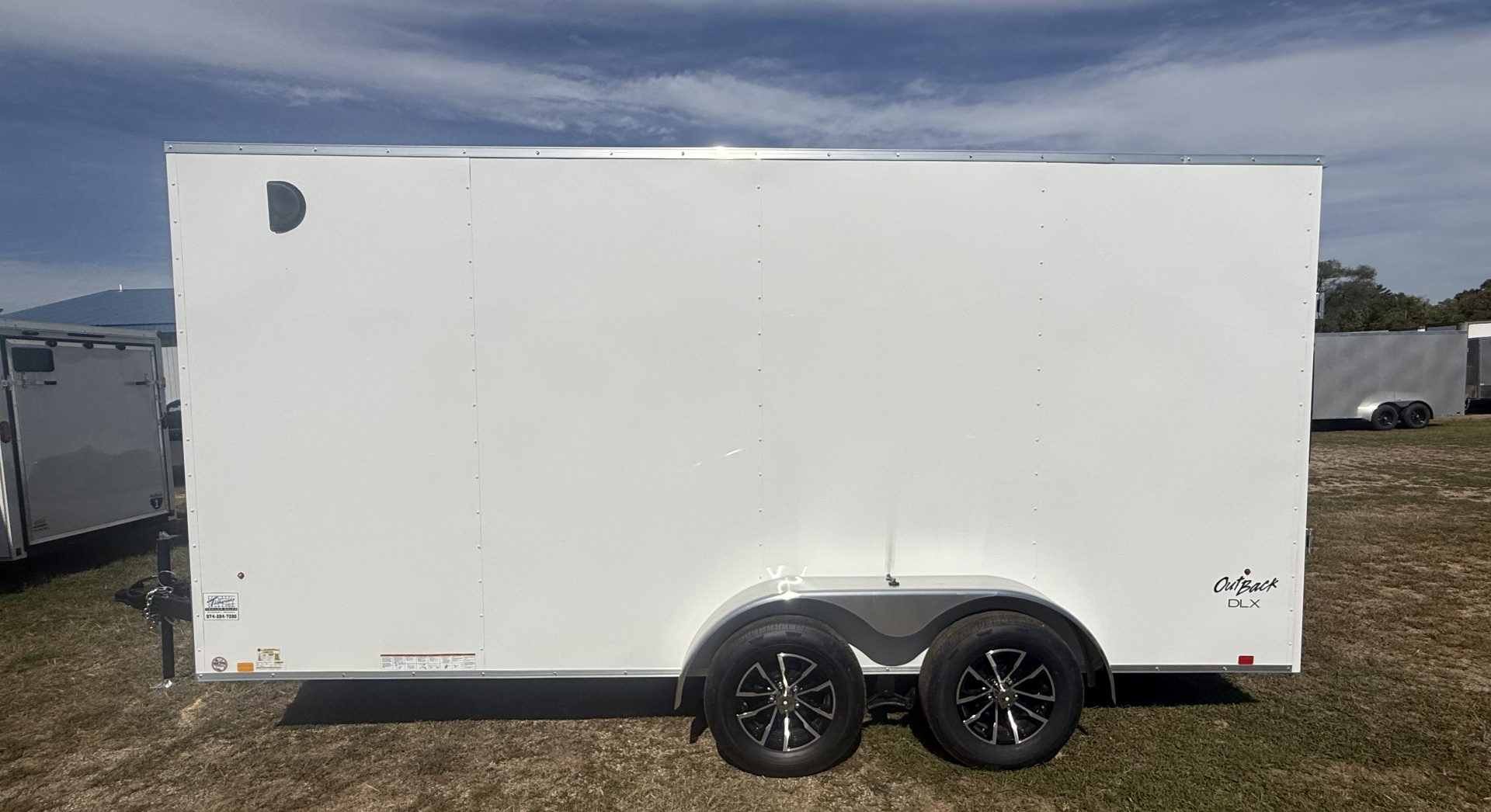 New Pace American 7x16 7k v-nose 7' tall Alum rims