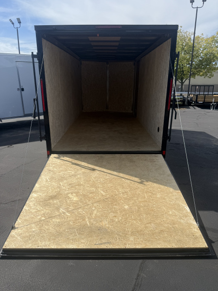 New Pace American 7x16 7k  v nose , poyly core, plus 6" extra height, blackout package