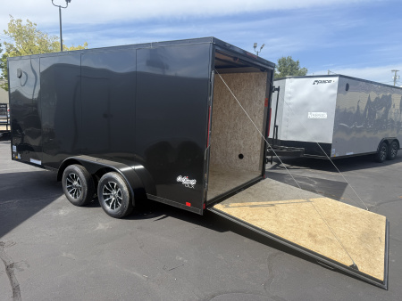 New Pace American 7x16 7k  v nose , poyly core, plus 6" extra height, blackout package