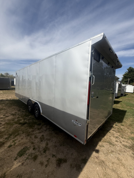 New 2025 Pace American 8.5x24 10k V-nose Screwless 6'-6" wing,alum.rim Car / Racing Trailer