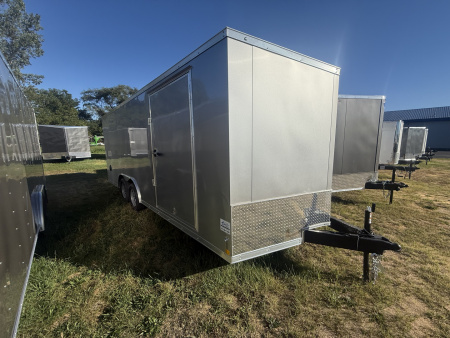 New 2025 RC Trailers 8.5x20 7k. V-nose 78" interior screwless ramp door Car / Racing Trailer