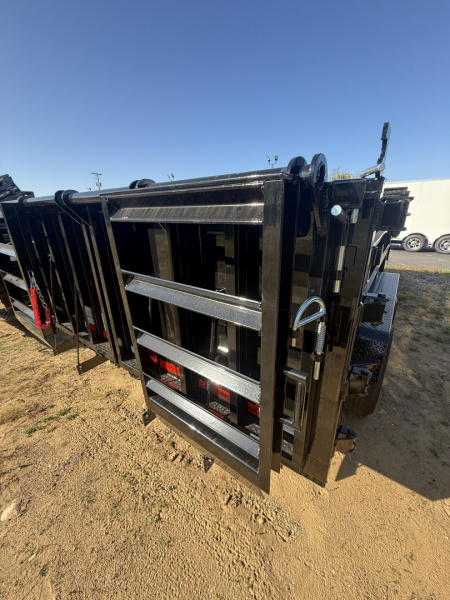 New Interstate Trailers 82x14 14k telscope dump, tarp an drop jacks new ramps