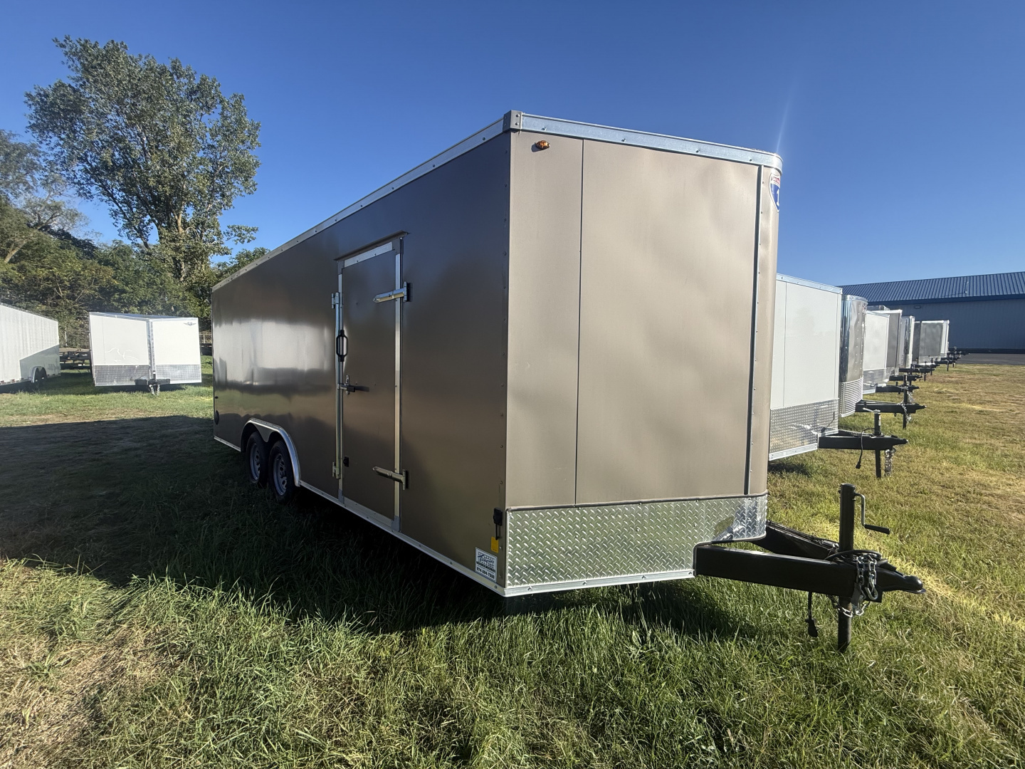 New 2024 Interstate Trailers 8.5x20 SFC 10k v-nose. Screw less, beavertail, 4 d-rings Car / Racing Trailer