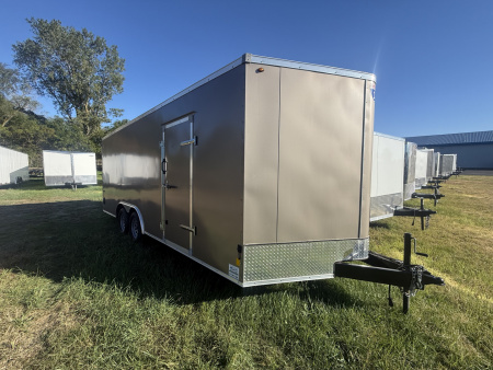New 2024 Interstate Trailers 8.5x20 SFC 10k v-nose. Screw less, beavertail, 4 d-rings Car / Racing Trailer