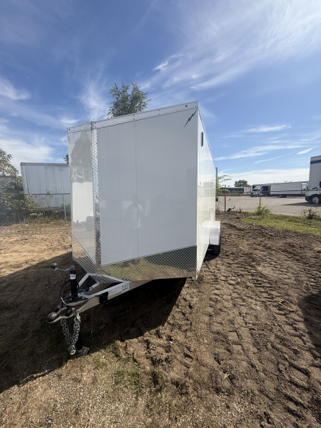 New Rance Aluminum Trailers 7x16  7k v-nose plus 6 , ramp door d-rings an jacks