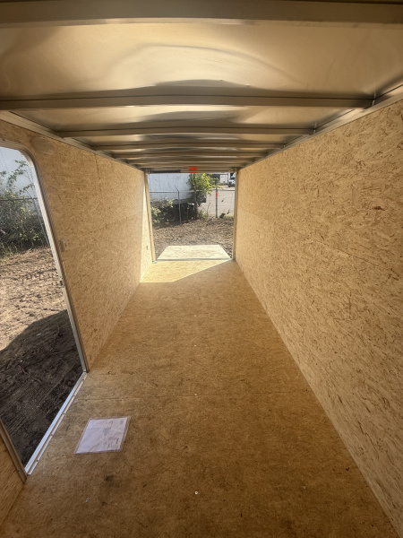 New Rance Aluminum Trailers 7x16  7k v-nose plus 6", ramp door d-rings an jacks