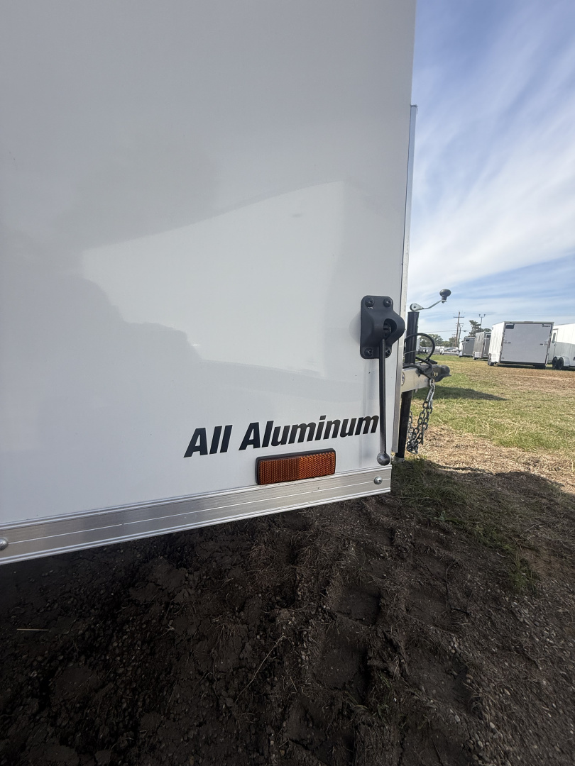 New Rance Aluminum Trailers 7x16 7k plus 6" extra height, ramp door ,4 d-rings ,jack in rear total 16" on center ,alum.wheels