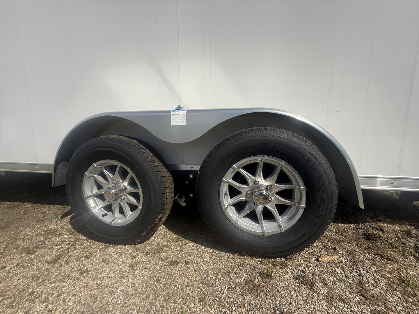 New Rance Aluminum Trailers 7x16 7k plus 6" extra height, ramp door ,4 d-rings ,jack in rear total 16" on center ,alum.wheels
