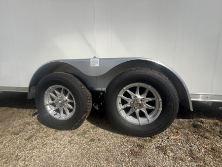 New Rance Aluminum Trailers 7x16 7k plus 6" extra height, ramp door ,4 d-rings ,jack in rear total 16" on center ,alum.wheels