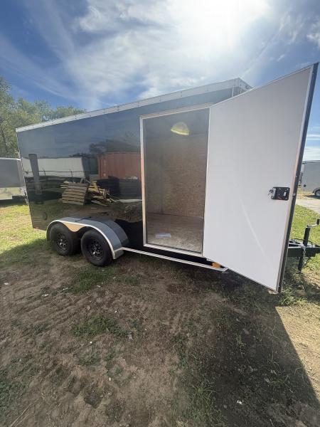 New Team Spirit Trailers 7x14 7k  6'-7 v-nose interior height polycore screrwless