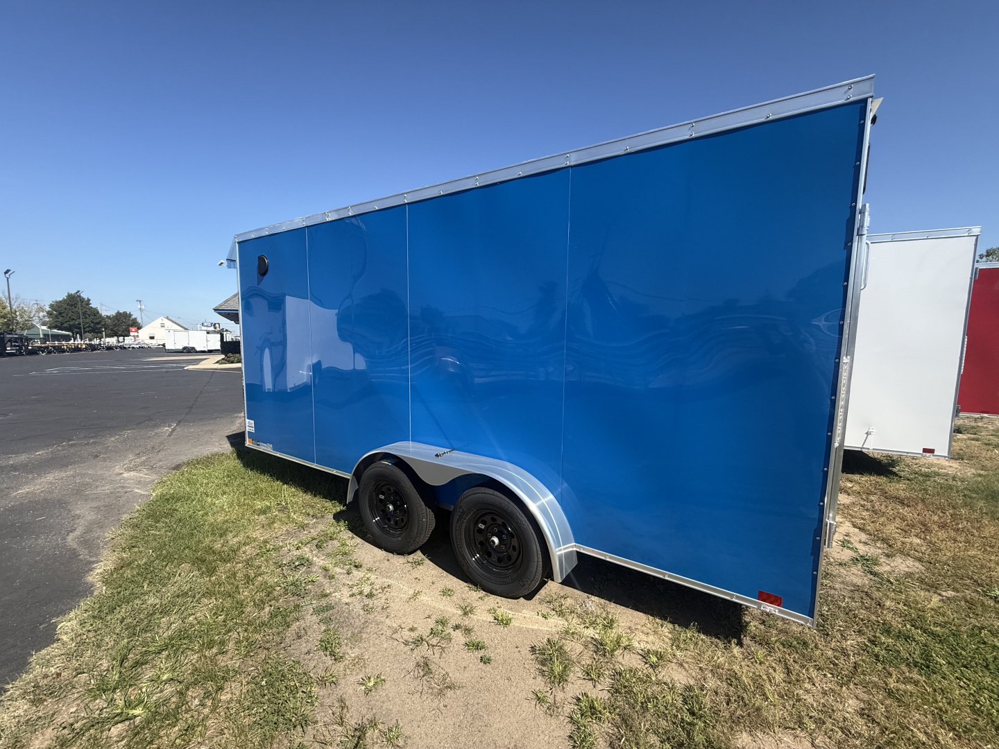 New Team Spirit Trailers 7x16 7k 6'-7" v-nose interior height polycore screwless