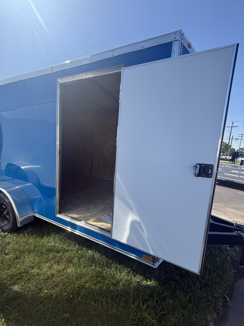 New Team Spirit Trailers 7x16 7k 6'-7" v-nose interior height polycore screwless