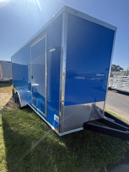 New Team Spirit Trailers 7x16 7k 6'-7" v-nose interior height polycore screwless