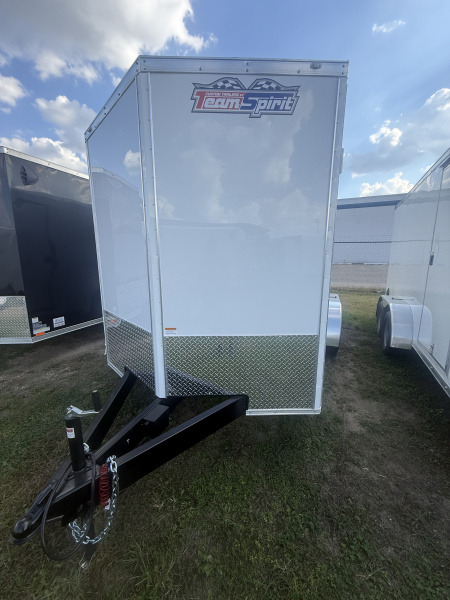 New 2025 Team Spirit Trailers 7x14 7k 6'6' v-nose interior height, poyly core ,screwless, 3/8 walls ,v-nose Cargo / Enclosed Trailer